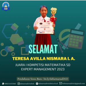 Read more about the article KOMPETISI MATEMATIKA SD EXPERT MANAGEMENT 2023
