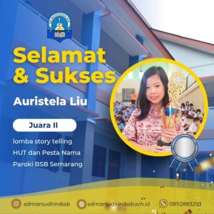 Read more about the article Juara II lomba Storytelling HUT dan Pesta Nama Paroki BSB Semarang