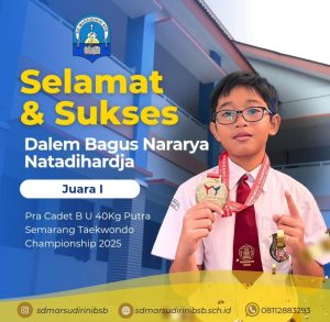 Read more about the article Juara I Pra Cadet B U 40kg Putra Semarang Taekwondo Championship 2025
