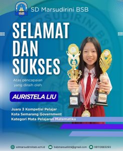 Read more about the article Juara 3 Kompetisi Pelajar Kota Semarang Kategori Mata Pelajaran Matematika