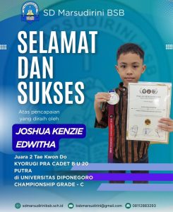 Read more about the article Juara 2 Tae Kwon DoKYORUGI PRA CADET B U 20 Putradi Universitas Diponegoro Championship Grade – C