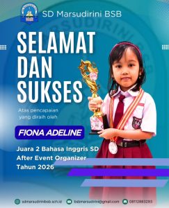 Read more about the article Juara 2 Bahasa Inggris SD
