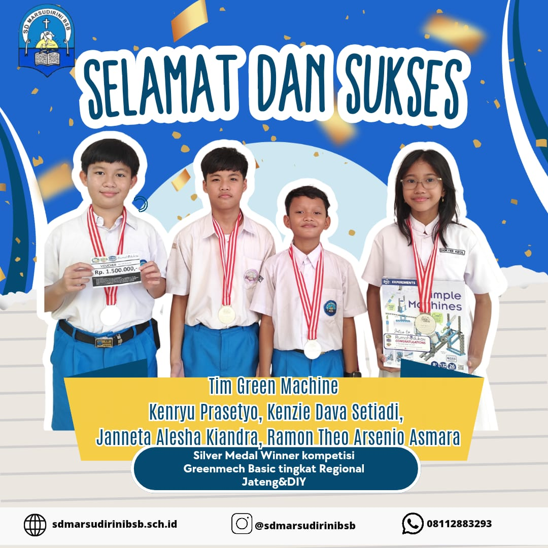 You are currently viewing Silver Medal Winner kompetisi Greenmech Basic tingkat Regional Jateng&DIY