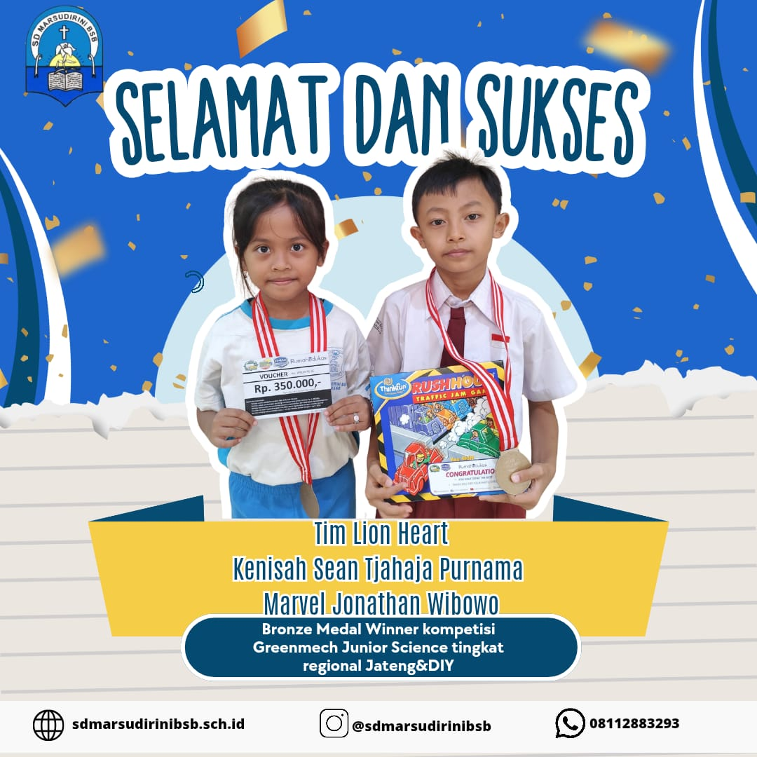 You are currently viewing Bronze Medal Winner kompetisi Greenmech Junior Science tingkat regional Jateng&DIY