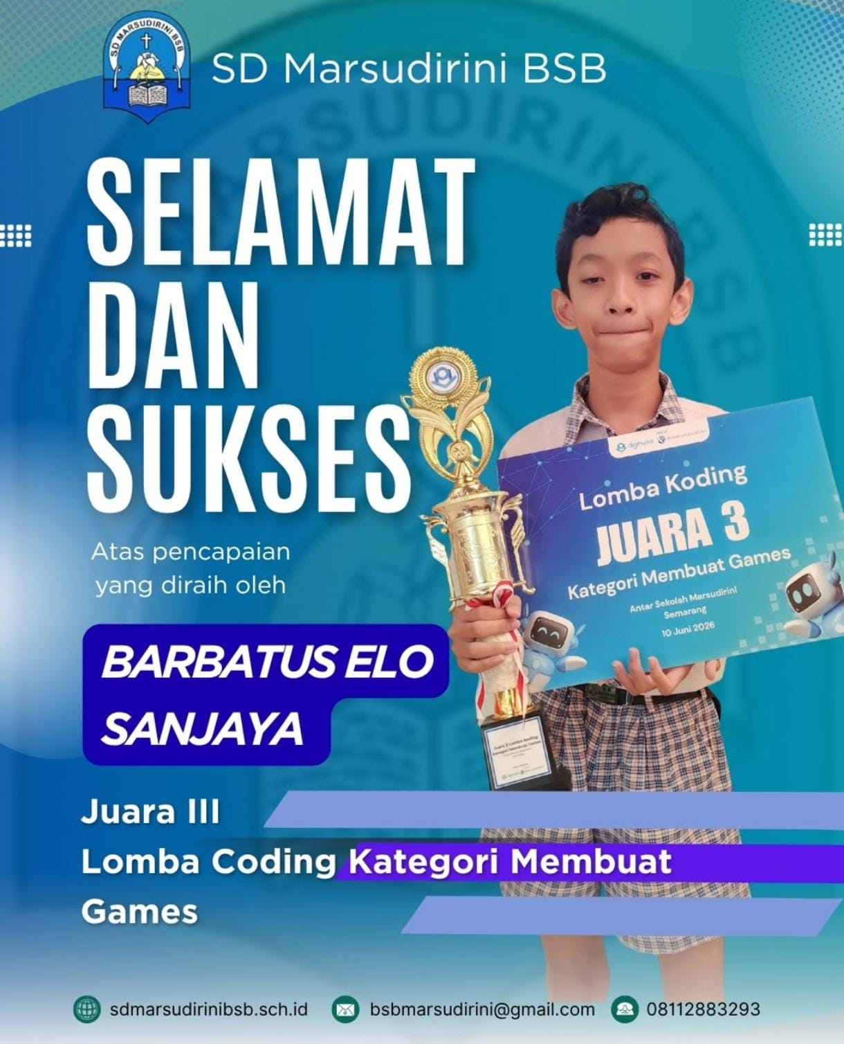 You are currently viewing Juara III Lomba Coding Kategori membuat Games