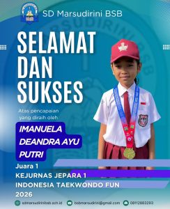 Read more about the article Juara 1 Kejurnas Jepara 1 Indonesia Taekwondo Fun 2026