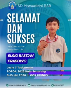 Read more about the article Juara 3 Taekwondo POPDW 2026 Kota Semarang9-10 Mei 2026