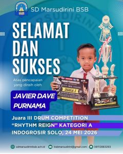 Read more about the article Juara III Drum Competition “Rhytm Reign” Kategori AIndogrosir Solo, 24 Mei 2026