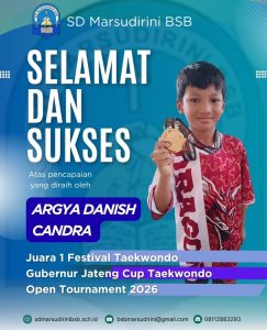Read more about the article Juara 1 Festival Taekwondo di Gubernur Jateng Cup Taekwondo Open Tournament 2026