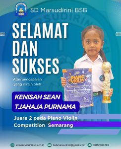 Read more about the article Juara 2 pada Piano Violin Competition Semarang