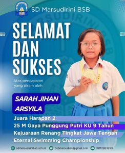 Read more about the article Harapan 225 M Gaya Punggung Putri KU 9 Tahun Kejuaraan Renang Tingkat Jawa Tengah Eternal Swimming Championship