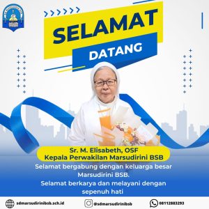 Read more about the article Selamat datang dan selamat bergabung dalam keluarga besar Marsudirini BSB, Sr. M. Elisabeth, OSF! 💐